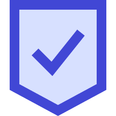 Shield Check Icon from Sharp Duo Set