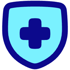 Shield Cross Icon from Plump Pop Set