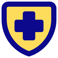 Shield Cross Icon from Core Pop Set