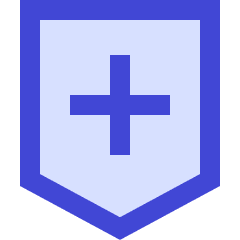 Shield Protection Moderator Add Icon from Sharp Duo Set