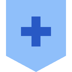 Shield Protection Moderator Add Icon from Sharp Flat Set