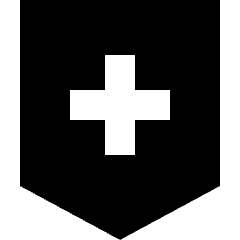Shield Protection Moderator Add Icon from Sharp Solid Set