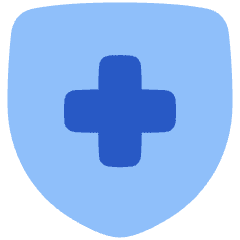 Shield Protection Moderator Add Icon from Plump Flat Set