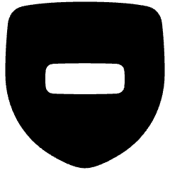 Shield Protection Moderator Remove Icon from Plump Solid Set