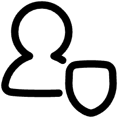 User Protection 1 Icon from Plump Line Set