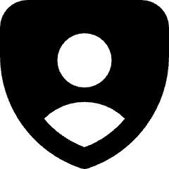 User Protection Icon from Micro Solid Set