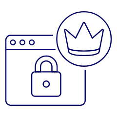 Vip Access Illustration from UX Line Set