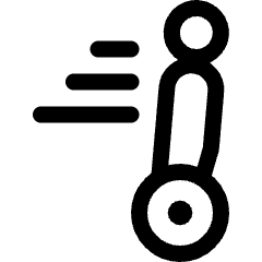 Segway Person Icon from Ultimate Regular Set