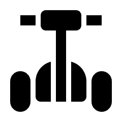 Segway Scooter Self Balance 1 Icon from Nova Solid Set