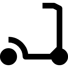 Segway Scooter Icon from Nova Line Set