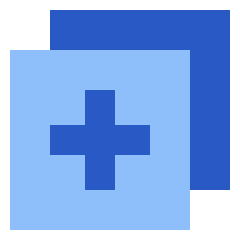 Add Layer 2 Icon from Sharp Flat Set