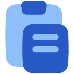 Copy Paste Icon from Plump Flat Set