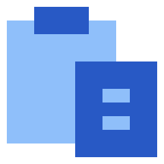 Copy Paste Icon from Sharp Flat Set