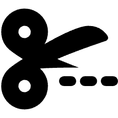 Cut Icon from Plump Solid Set