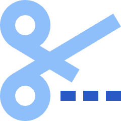 Cut Icon from Sharp Flat Set