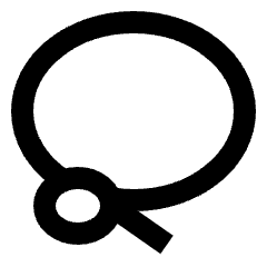 Lasso Tool Icon from Sharp Line Set