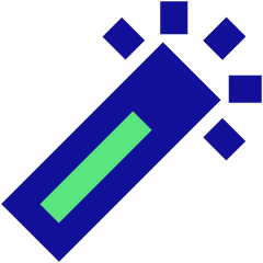 Magic Wand 1 Icon from Sharp Pop Set