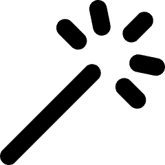 Magic Wand 1 Icon from Flex Solid Set