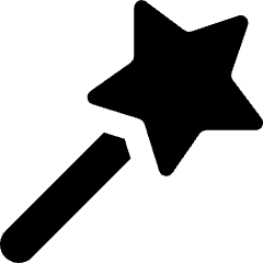 Magic Wand 2 Icon from Core Solid Set