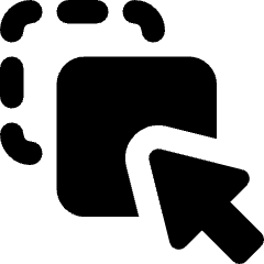 Multi Select Cursor Icon from Core Solid Set