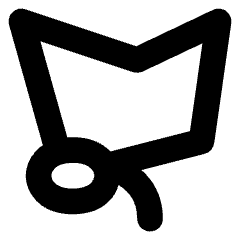 Polygonal Lasso Tool Icon from Core Solid Set