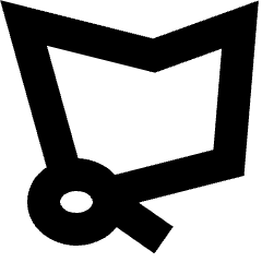 Polygonal Lasso Tool Icon from Sharp Solid Set