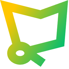 Polygonal Lasso Tool Icon from Sharp Gradient Set