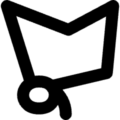 Polygonal Lasso Tool Icon from Micro Line Set