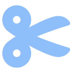 Scissors Icon from Plump Flat Set