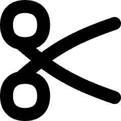 Scissors Icon from Flex Solid Set