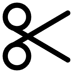 Scissors Icon from Core Line Set