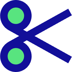 Scissors Icon from Sharp Pop Set