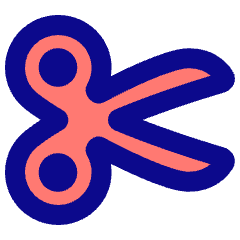 Scissors Icon from Plump Pop Set