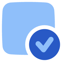Select App Object Mark Icon from Plump Flat Set