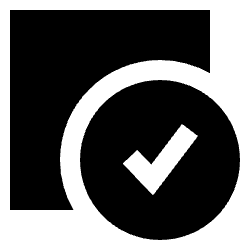 Select App Object Mark Icon from Sharp Solid Set
