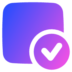 Select App Object Mark Icon from Plump Gradient Set