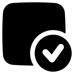 Select App Object Mark Icon from Plump Solid Set