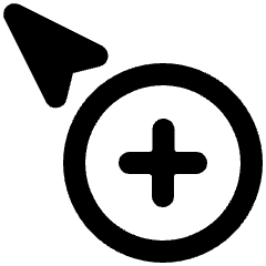 Cursor Add Alternate Icon from Ultimate Bold Set