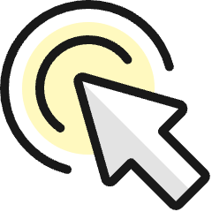 Cursor Double Click 3 Icon from Ultimate Colors Set