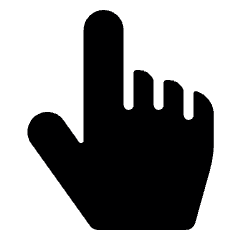 Cursor Hand 1 Icon from Ultimate Bold Set