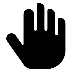 Cursor Hand 2 Icon from Ultimate Bold Set