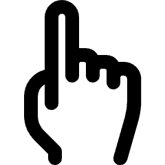 Cursor Hand Alternate Icon from Ultimate Bold Set