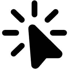 Cursor Highlight Click 1 Icon from Ultimate Bold Set
