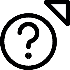 Cursor Question Icon from Ultimate Regular Set