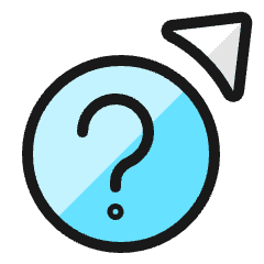 Cursor Question Icon from Ultimate Colors Set