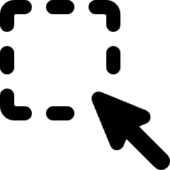 Cursor Select 1 Icon from Ultimate Bold Set