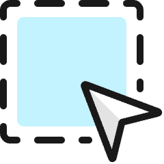 Cursor Select 3 Icon from Ultimate Colors Set