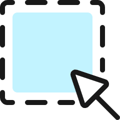 Cursor Select 5 Icon from Ultimate Colors Set