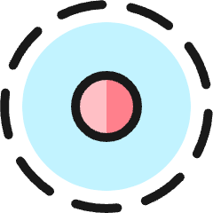 Cursor Select Circle 1 Icon from Ultimate Colors Set