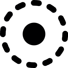 Cursor Select Circle Icon from Ultimate Bold Set